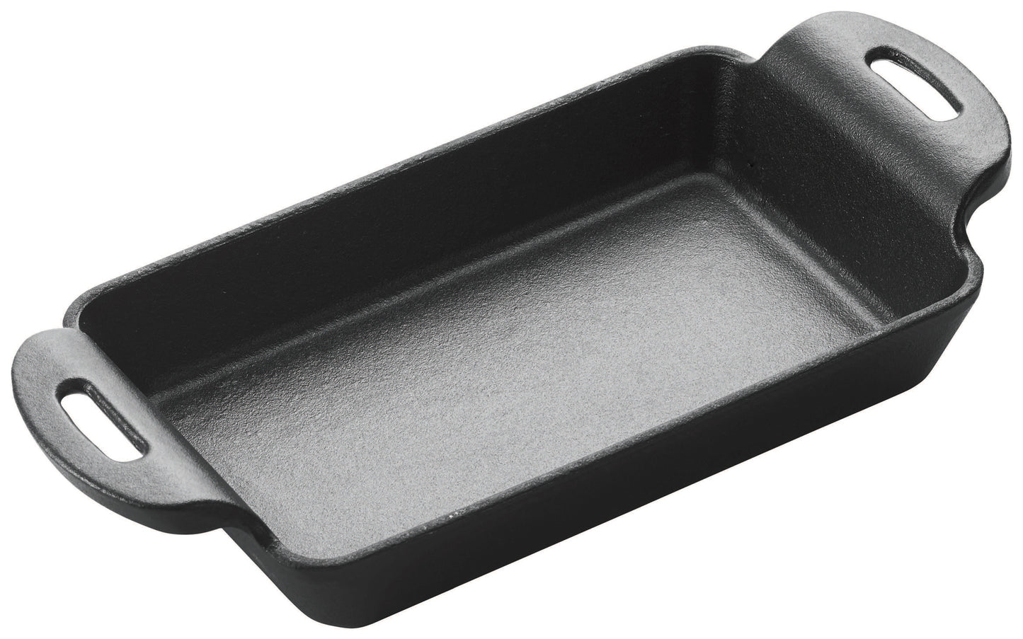 Mini sartén rectangular de hierro fundido FireIron de 7" x 4-3/4" y 14 oz.