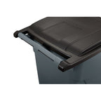 Basurero Rubbermaid Brute con Tapa y Ruedas 189.3 L Gris