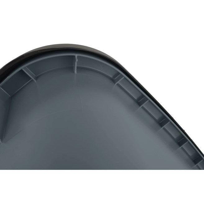 Basurero Rubbermaid Brute con Tapa y Ruedas 189.3 L Gris