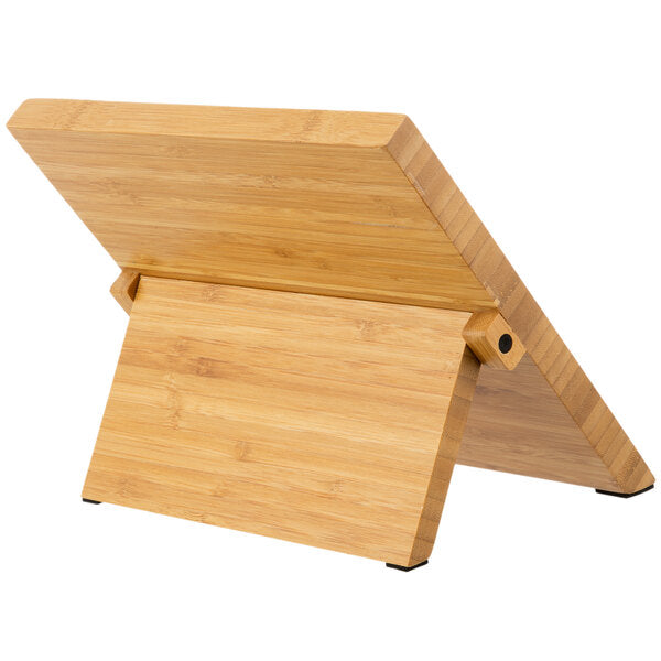 Juego de cuchillos con tabla magnética de bambú y mango negro de 5 piezas Mercer Culinary Renaissance® M21970BM