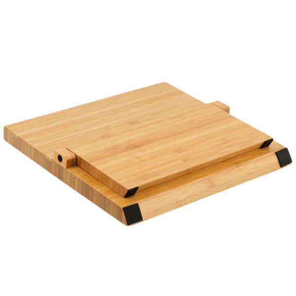 Juego de cuchillos con tabla magnética de bambú y mango negro de 5 piezas Mercer Culinary Renaissance® M21970BM