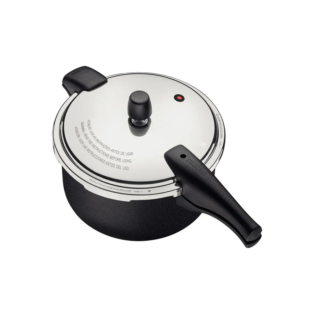 Tapa de olla a presión Tramontina en acero inoxidable con mang