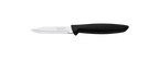 Cuchillo Tramontina pequeño con hoja de acero inoxidable y mango negro