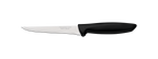 Cuchillo Tramontina con hoja de acero inoxidable y mango negro, marca Made in Brazil