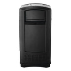 Basurero Rubbermaid Plaza Negro 35 Galones