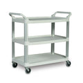 Carro utilitario Xtra™, de laterales abiertos, capacidad de 136 kg (300 lb), blanco.
