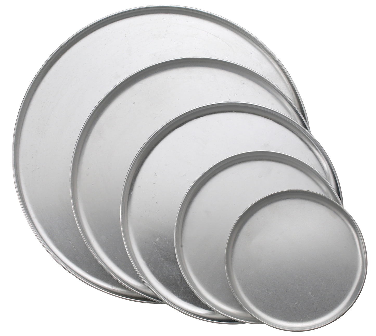 APZC-14 - Bandejas para pizza estilo coupé, aluminio - 14"