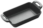 Mini sartén rectangular de hierro fundido FireIron de 10 oz, 5-7/8" x 4-1/8" WINCO