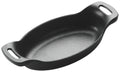 Mini fuente ovalada de hierro fundido FireIron de 16,5 cm x 10,8 cm, 255 ml