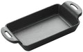 Mini sartén rectangular de hierro fundido FireIron de 7" x 4-3/4" y 14 oz.