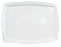 Plato Rectangular de 12.5 x 8.5" Stratus Mayfair