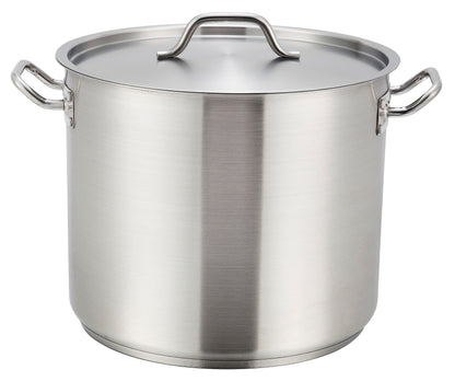 Olla de acero inoxidable con tapa - 80 LTS WINCO