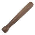 Mortero de cabeza plana, de madera