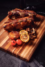 Tabla de cortar de madera de teca Tramontina para barbacoa