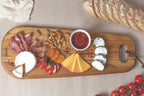 Tabla de antipasto de madera de teca Tramontina Provence, 48 x 19 cm