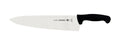 Cuchillo Tramontina de acero inoxidable con mango negro de polipropileno, hoja larga para corte profesional