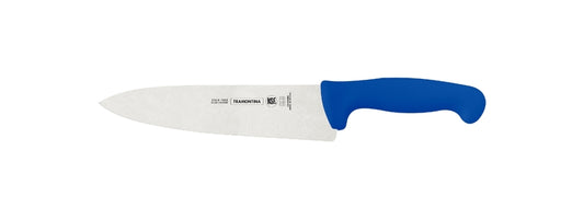 Cuchillo Tramontina con mango azul y hoja