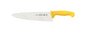 Cuchillo para carne Tramontina Professional Master de 25 cm ( 10") con hoja de acero inoxidable y mango de polipropileno amarillo. 24609/050