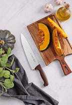 Cuchillo profesional para carne Tramontina con hoja de acero inoxidable y mango de polipropileno cafe, 25,4 cm (10").24609/040