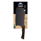 Cuchillo cleaver Tramontina Churrasco de 7 pulgadas con hoja de acero inoxidable negro y mango de madera