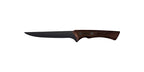 Cuchillo Tramontina con hoja negra y mango de madera