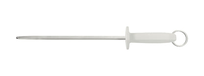 Afilador profesional Tramontina Master con varilla de acero al carbono y mango de polipropileno blanco de 30,5 cm (12").