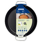 Paellera de aluminio Tramontina Loreto con revestimiento interior antiadherente Starflon Max y asas de metal grafito, 38 cm, 5,4 L