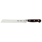 Cuchillo de pan Tramontina Century Wood con hoja serrada y mango de madera oscura