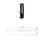 Cuchillo Tramontina Century Wood para pan con mango de madera y hoja serrada de 32,9 cm en caja
