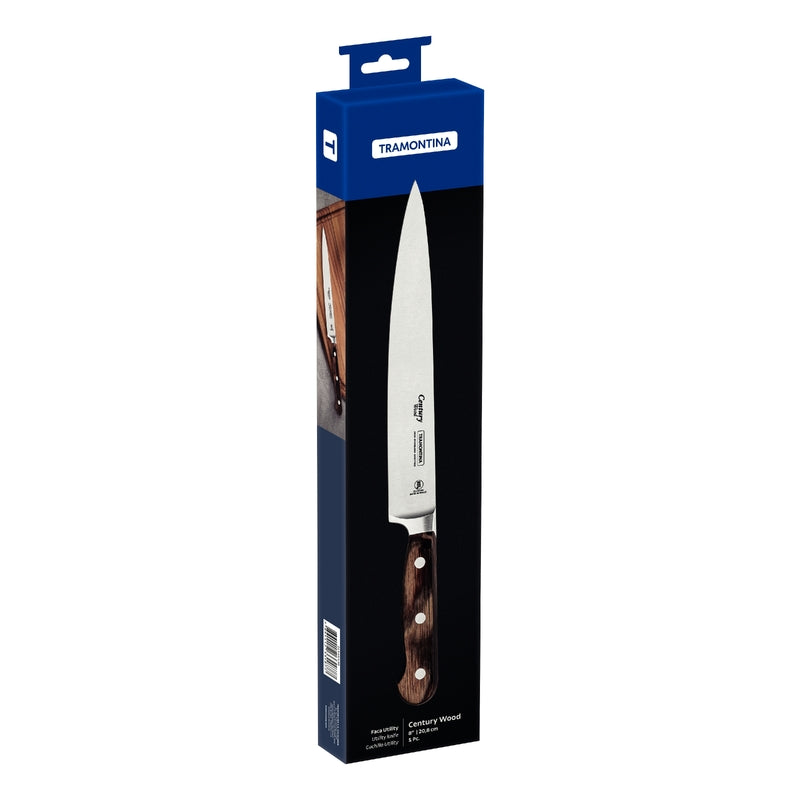 Cuchillo Tramontina Century Wood con mango