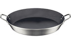 Paellera profesional de aluminio Tramontina con revestimiento interior antiadherente Starflon Premium y acabado exterior lijado, 60 cm, 18,2 L