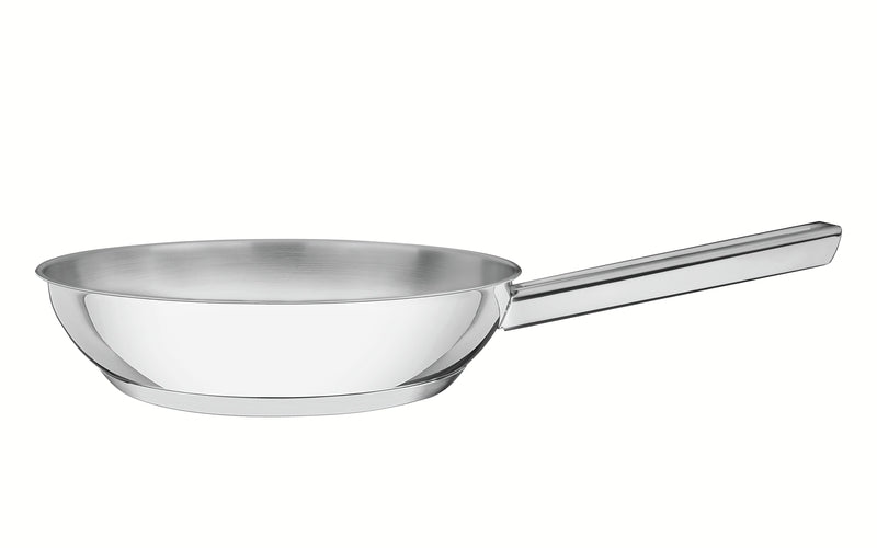 Sartén Tramontina Brava de acero inoxidable con triple fondo y asa, 24 cm, 2,1 L