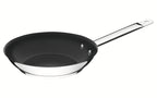 Sartén profesional Tramontina de acero inoxidable, poco profunda, con triple fondo, revestimiento interior antiadherente y asa, 30 cm, 2,9 L