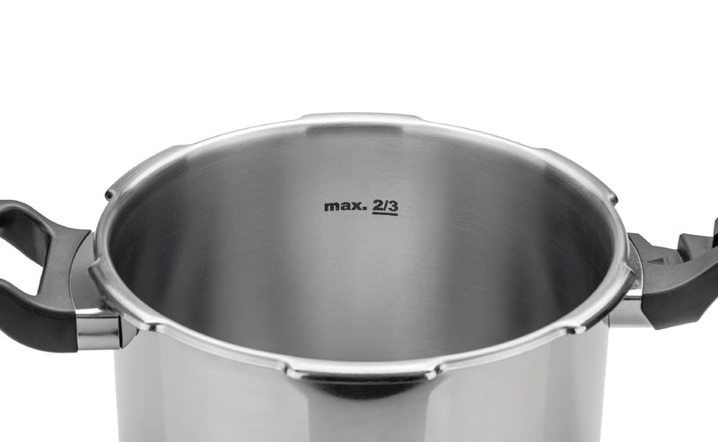 Olla a presión Tramontina Brava de acero inoxidable con triple fondo, 20 cm, 4,5 L