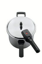 Olla a presión Tramontina Brava de acero inoxidable con triple fondo, 22 cm, 6 L