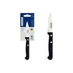 Cuchillo para frutas y verduras Tramontina Ultracorte con hoja de acero inoxidable y mango de polipropileno negro de 7,6 cm (3 pulgadas)