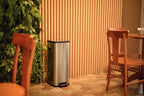 Basurero Tramontina Octos de acero inoxidable con cubo extraíble y pedal, 20 L