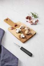 Cuchillo mondador para verduras Tramontina Master con hoja de acero inoxidable y mango de polipropileno negro de 7,6 cm (3 pulgadas)