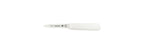 Cuchillo mondador para verduras Tramontina Master con hoja de acero inoxidable y mango de polipropileno blanco de 7,6 cm (3 pulgadas)